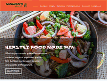 Tablet Screenshot of mongosgrill.com